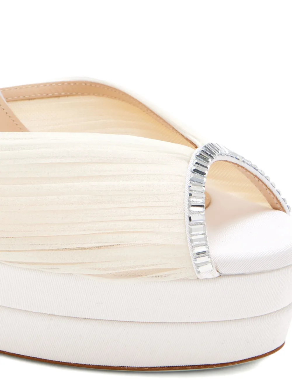 Aquazzura 130mm Be Mine sandals White