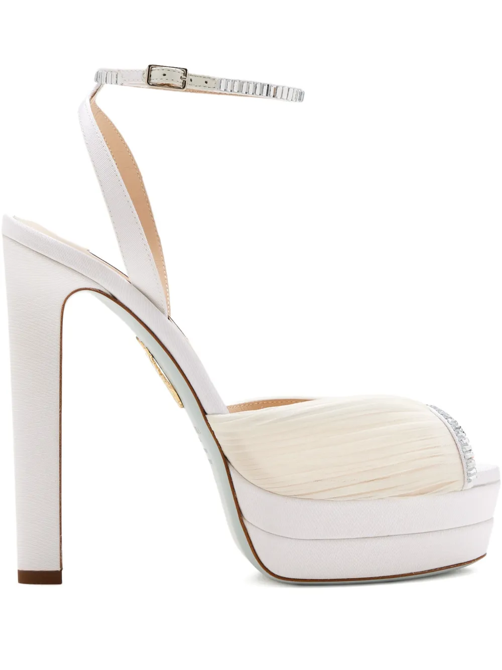 Aquazzura 130mm Be Mine sandals White
