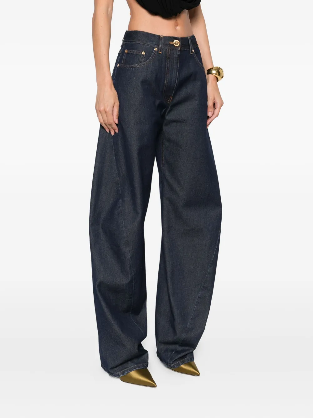 Versace boyfriend jeans Blauw