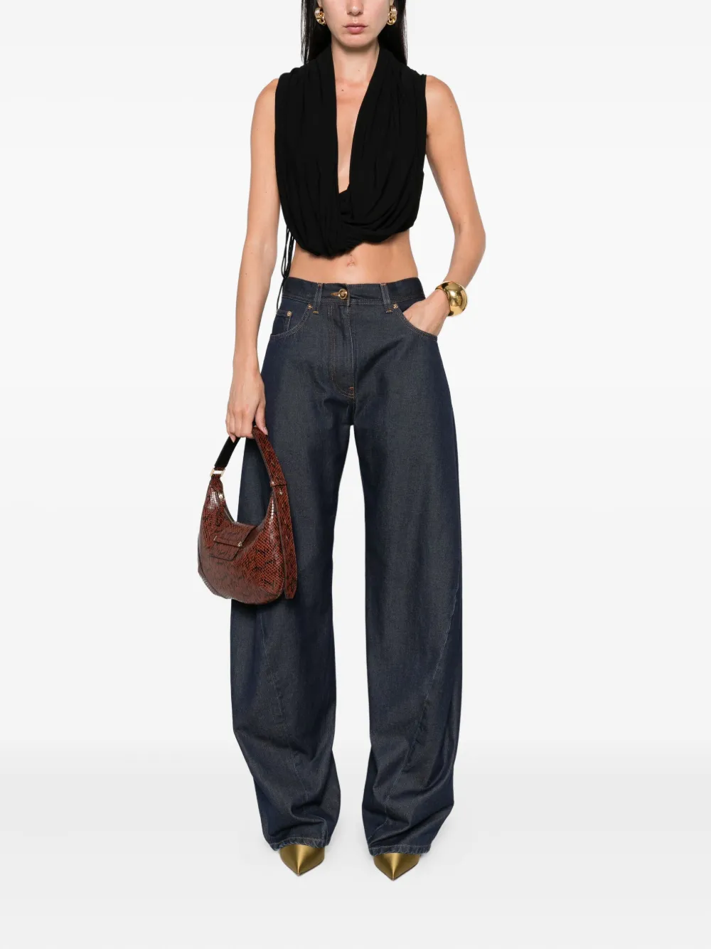Versace boyfriend jeans Blauw
