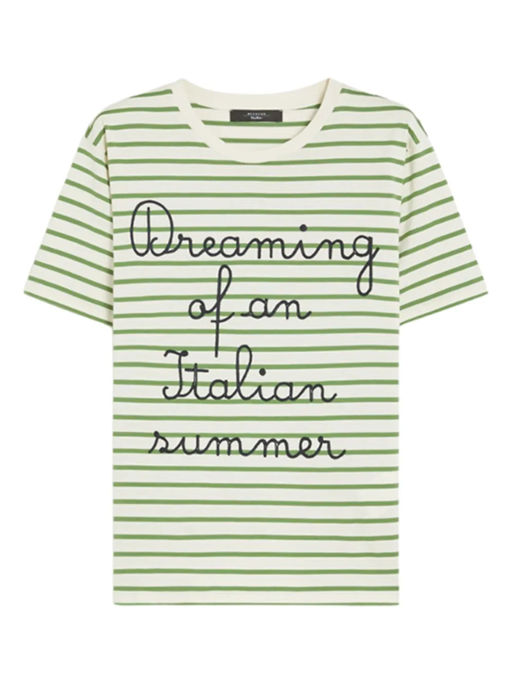 Weekend Max Mara T-shirt a righe - Verde