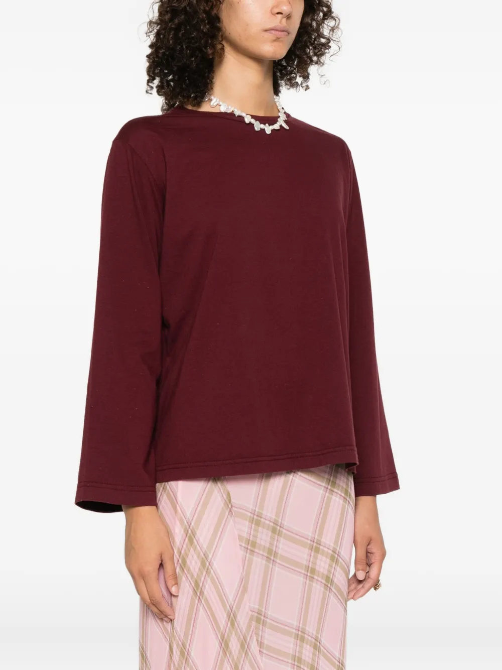 Forte T-shirt met lange mouwen Rood