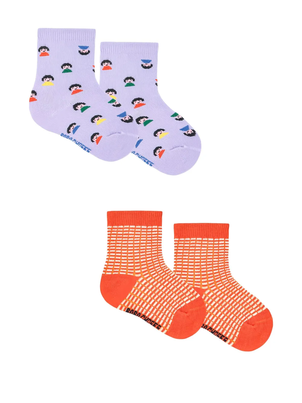 Bobo Choses Game Pawns Striped Socks (pack Of Two) In Multi