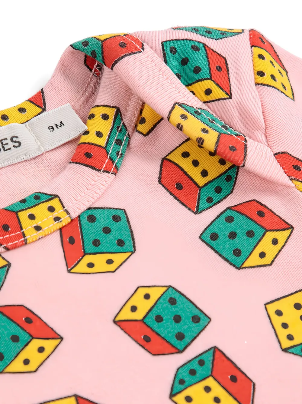 Bobo Choses Dice-print Jumpsuit In Pink
