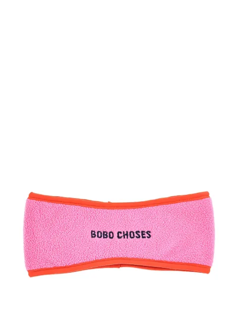 Bobo Choses Tic Tac Toe embroidered fleece headband
