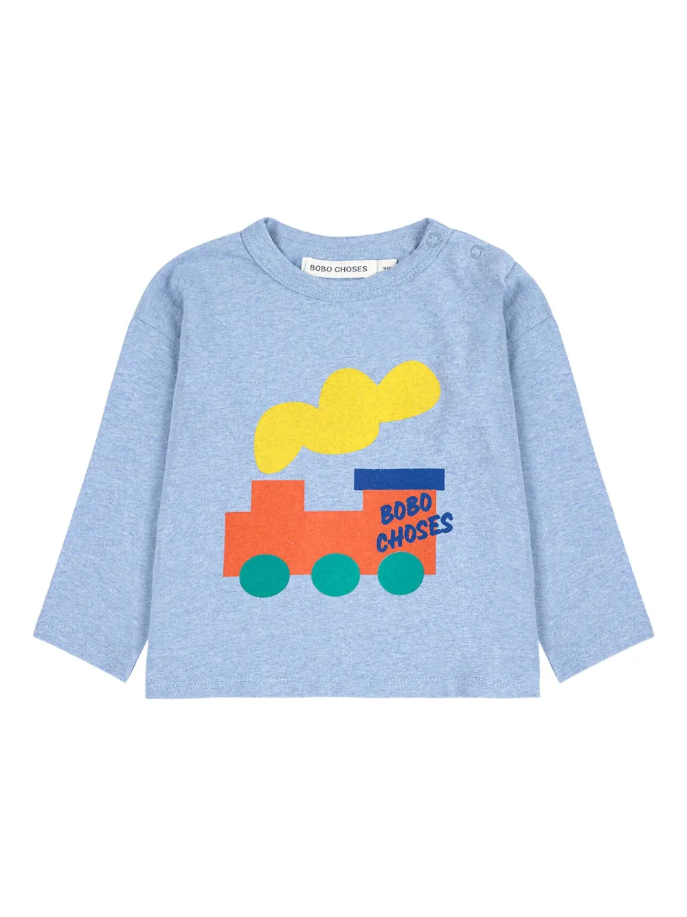 Bobo Choses Choo Choo long-sleeve T-shirt | Blue | Image 1