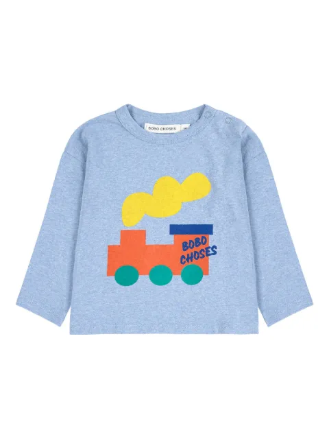 Bobo Choses Choo Choo long-sleeve T-shirt