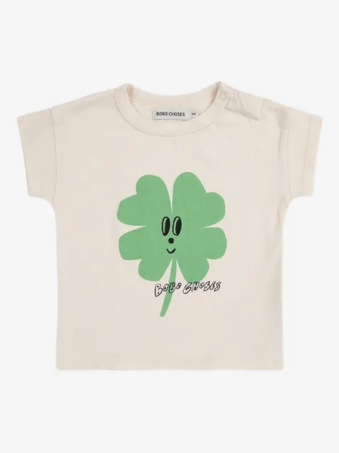 Bobo Choses four-leaf clover-print T-shirt
