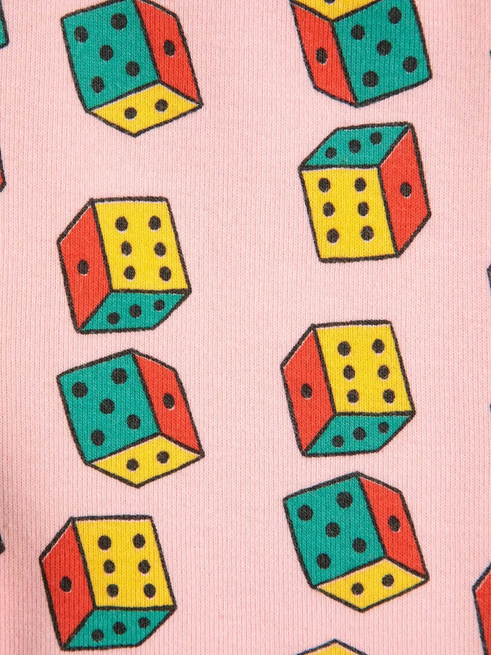 Bobo Choses Dice-print Trousers In Pink