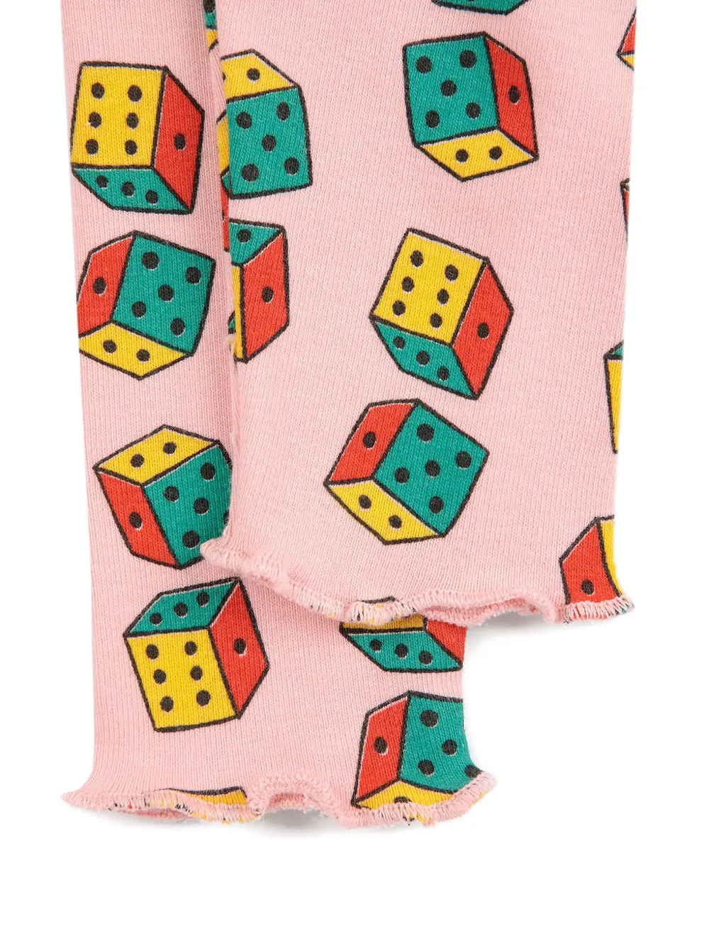 Bobo Choses Dice-print Trousers In Pink