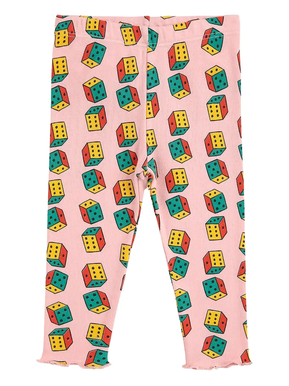 Bobo Choses Dice-print Trousers In Pink