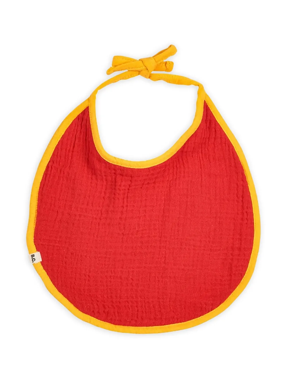 Bobo Choses Twee slabbetjes met schommelpaard Rood