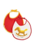 Bobo Choses rocking-horse bibs (set of two) - Red