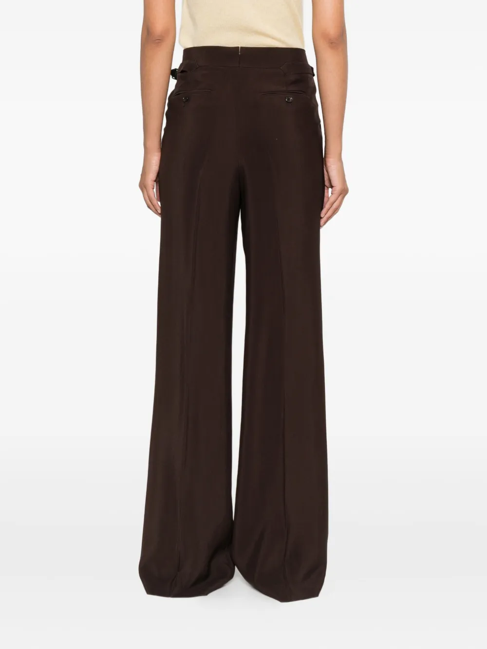 TOM FORD pleated side-adjusters trousers Bruin