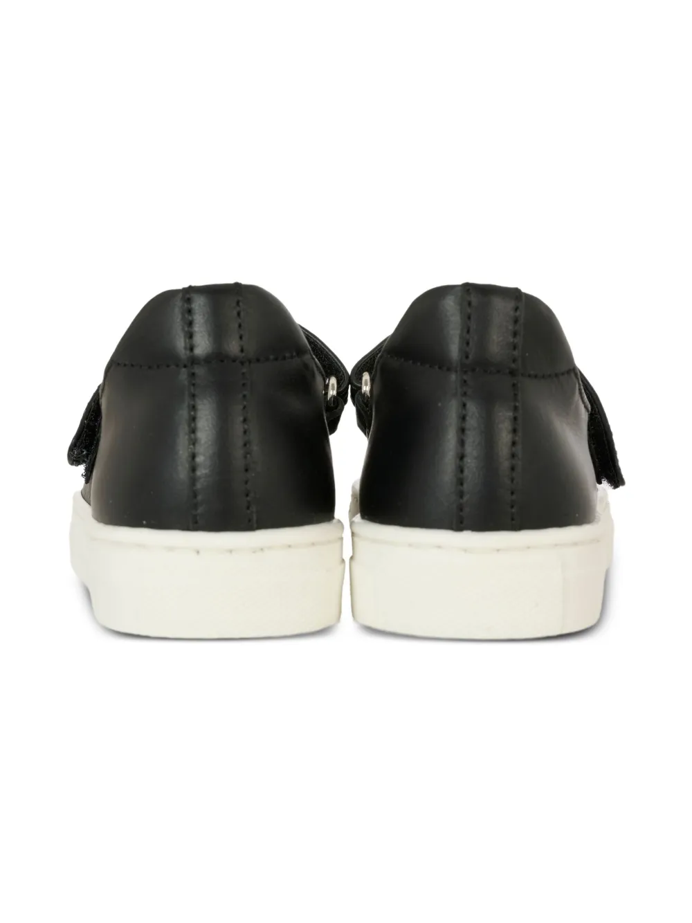 Moschino Kids teddy-bear embellishment sneakers Black