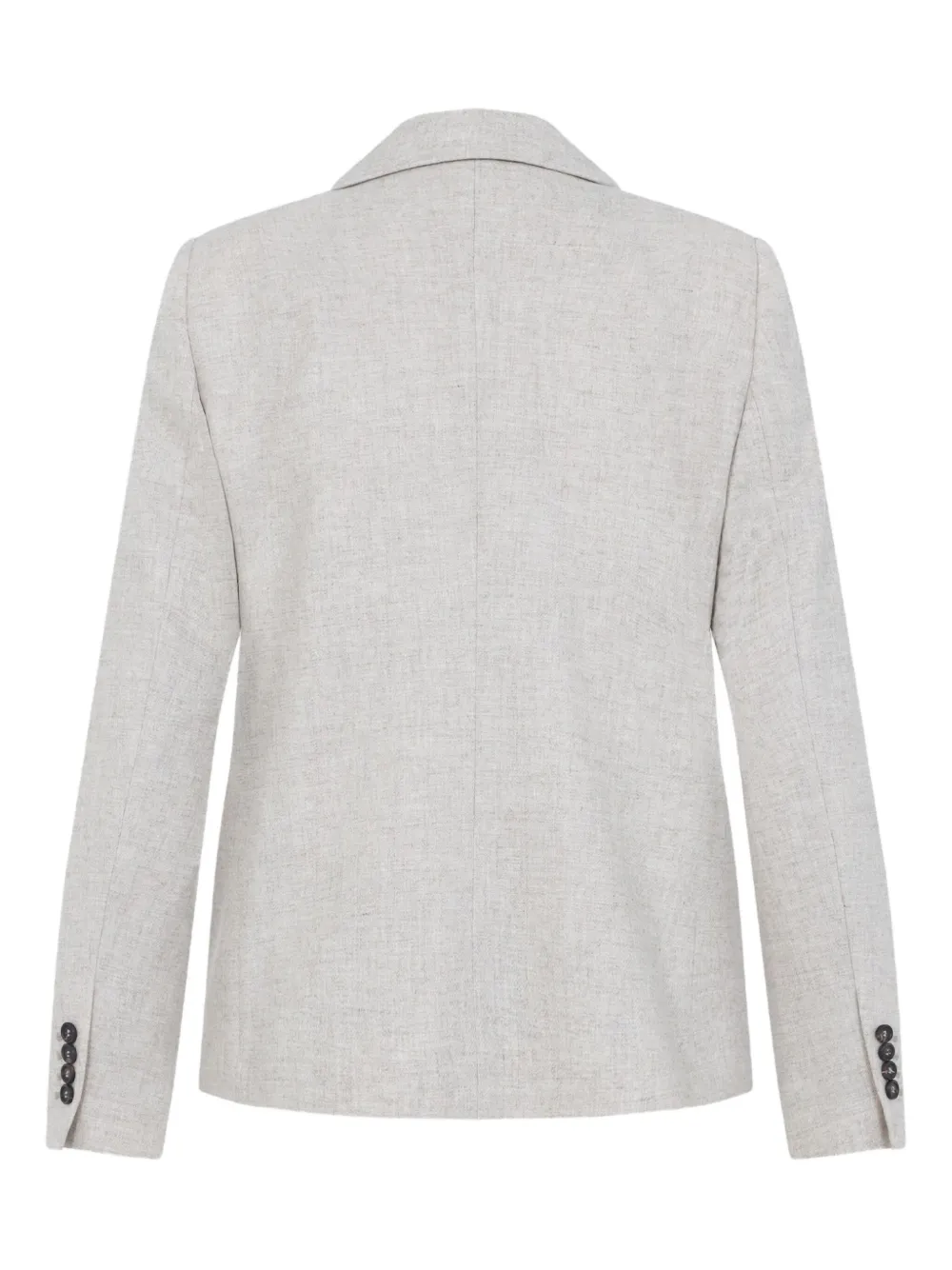 Brunello Cucinelli Blazer met dubbele rij knopen Beige