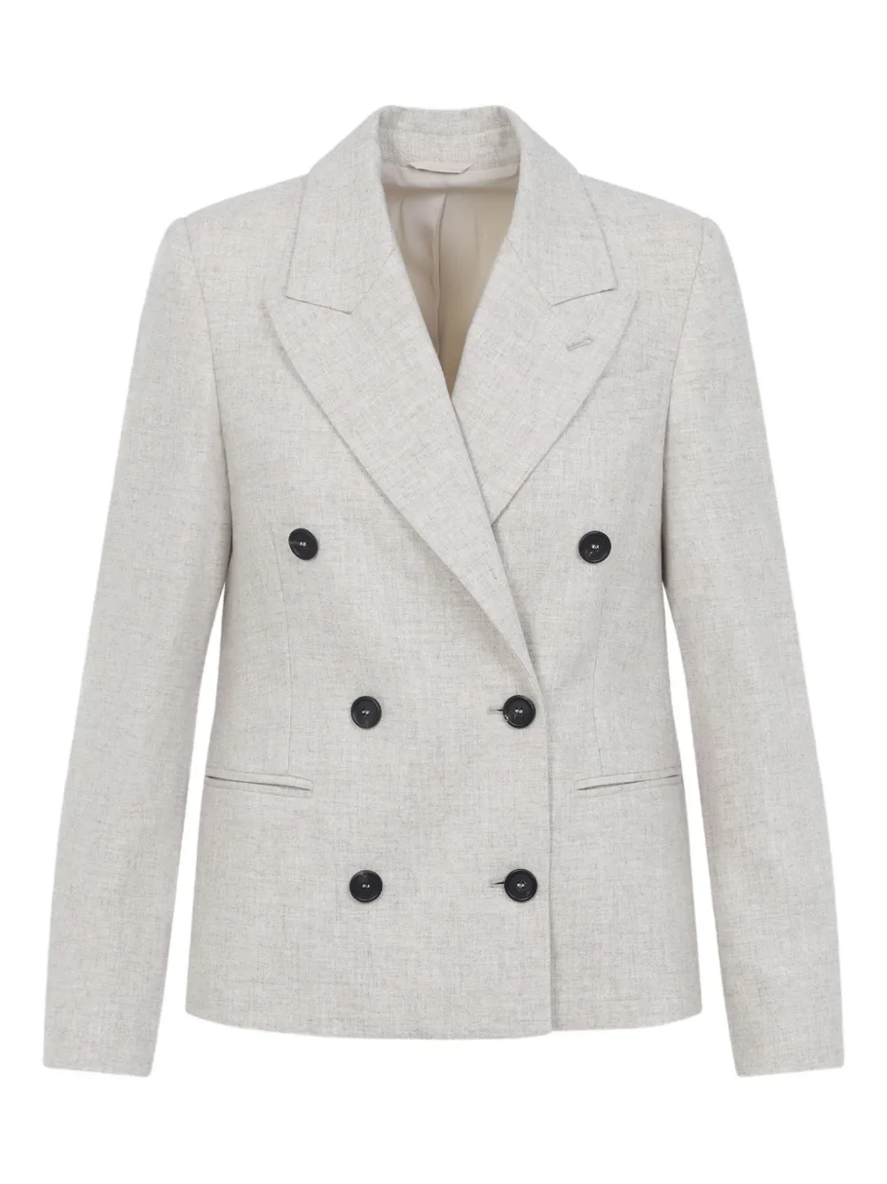 Brunello Cucinelli double-breasted blazer Beige