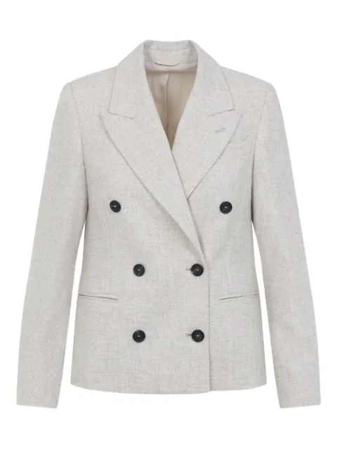 Brunello Cucinelli blazer con doble botonadura