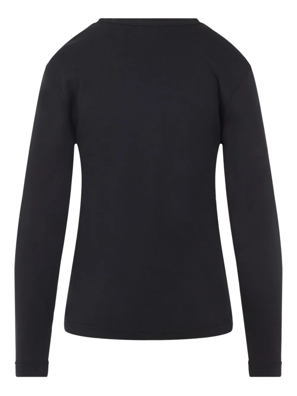LEMAIRE ribbed crew-neck top Blauw