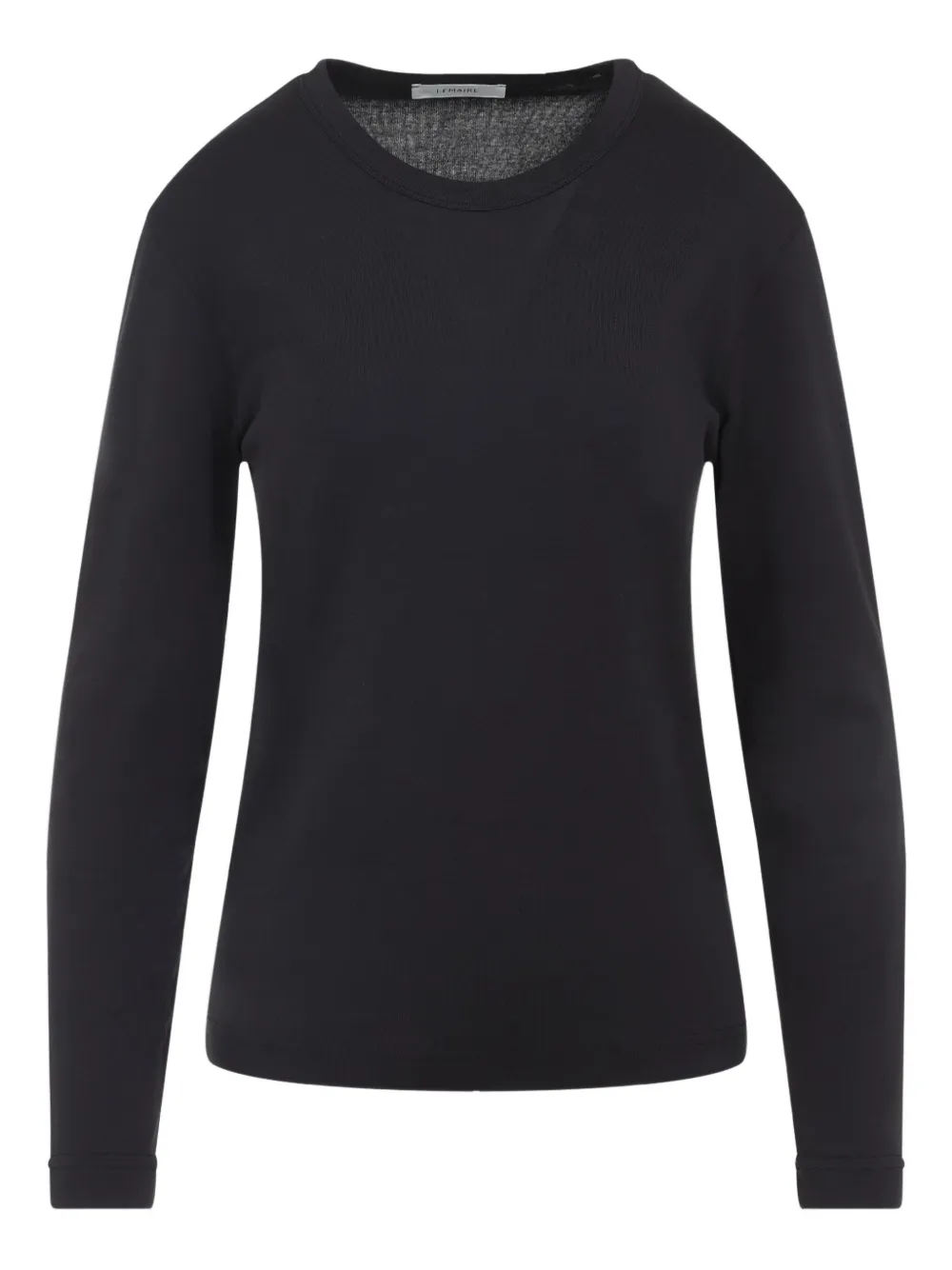 LEMAIRE ribbed crew-neck top Blauw