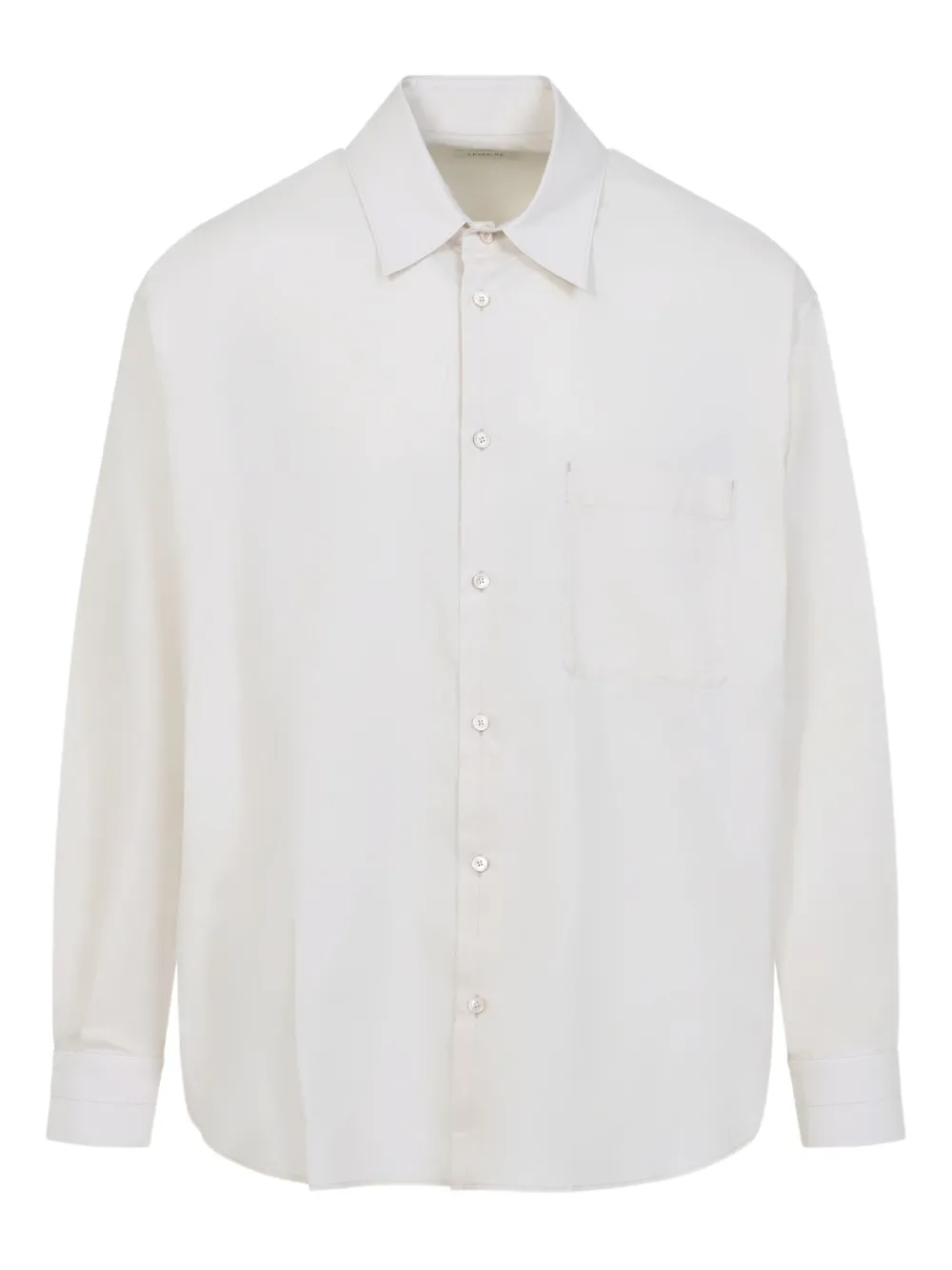 LEMAIRE long-sleeve pocket shirt Wit