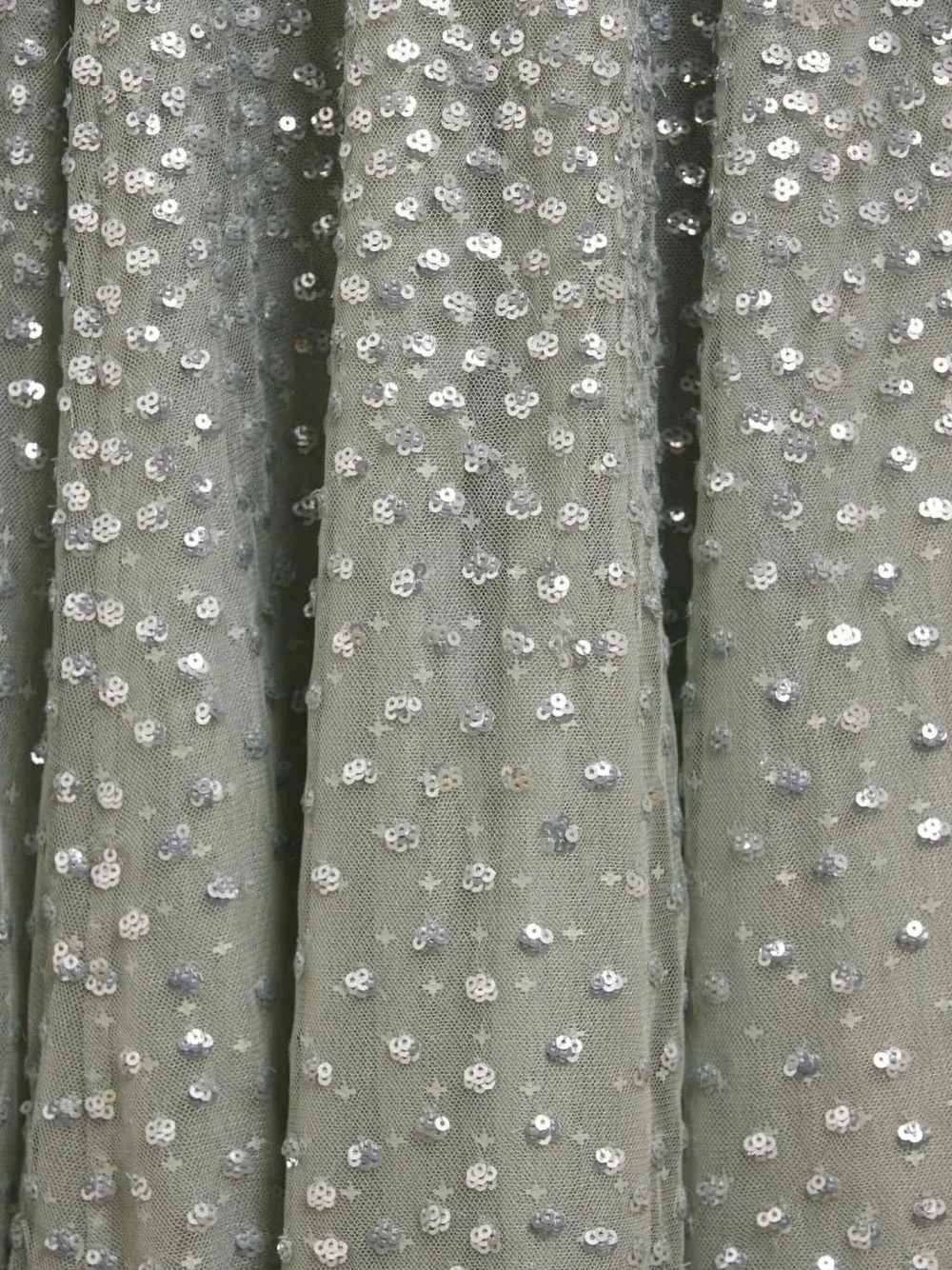 Needle & Thread Scatter Dot Sequinned Maxi Dress In Green