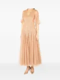 Needle & Thread Leila Dot V-neck maxi dress - Neutrals