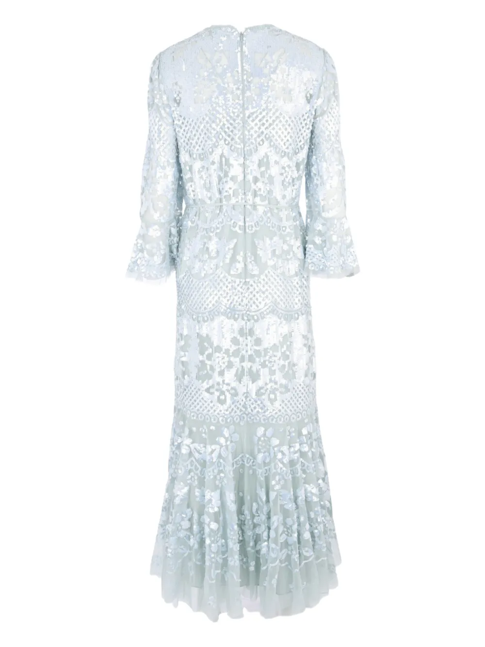 Needle & Thread Snowdrop sequin-embellished bell-sleeve dress | Evening Dresses | Image 2
