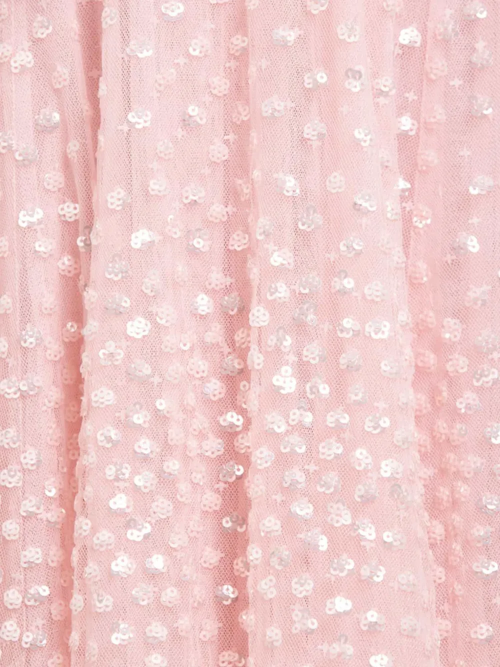Needle & Thread Midi-jurk met capemouwen en stippen Roze