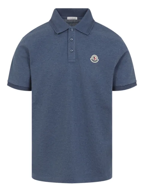 Moncler logo-embroidered polo shirt