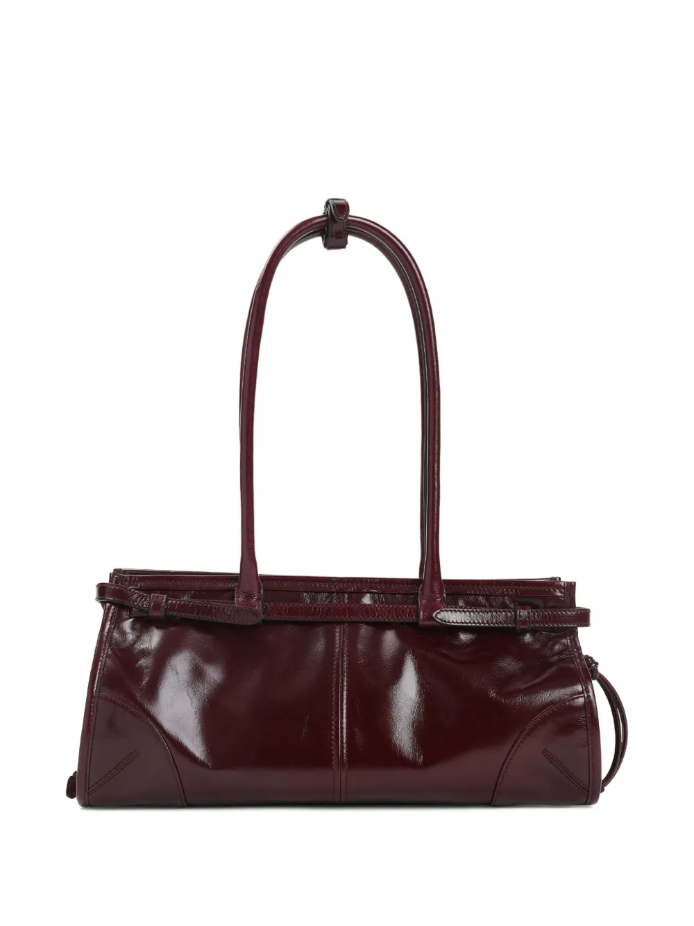 Prada Bonnie medium leren shopper Rood