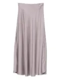 Herno satin midi skirt - Purple