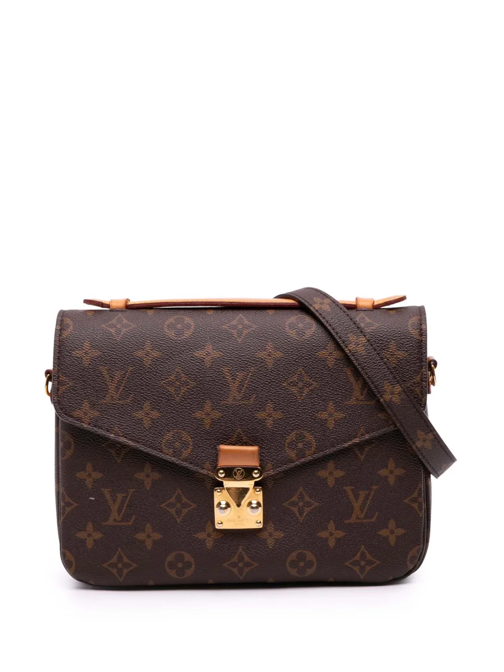 Louis Vuitton Pre-Owned 2020 モノグラム ポシェット メティス サッチェルバッグ - ブラウン Louis Vuitton Pre-Owned 2020 モノグラム ポシェット メティス サッチェルバッグ - ブラウン