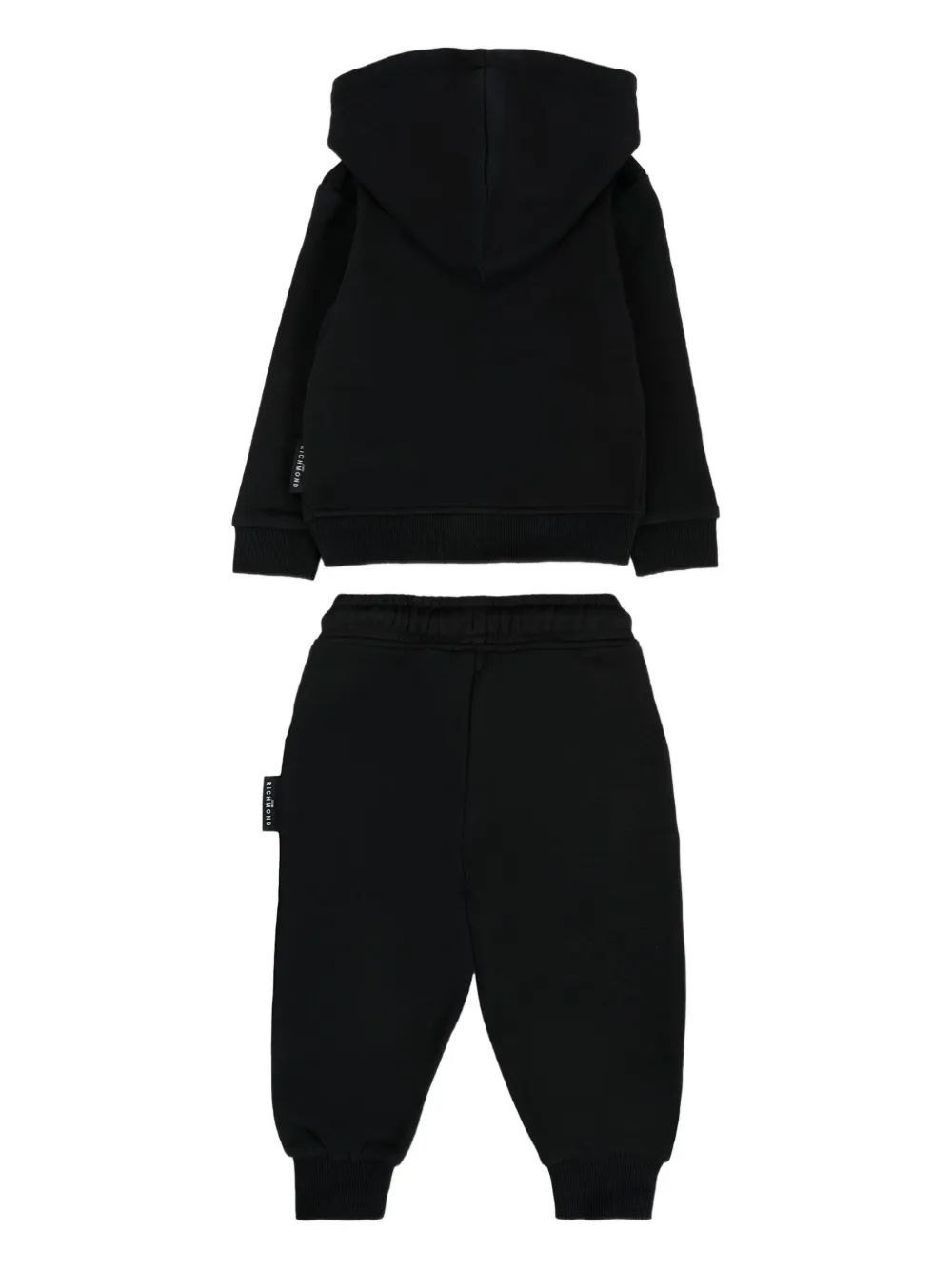 John Richmond Junior Trainingspak met geborduurd logo Zwart