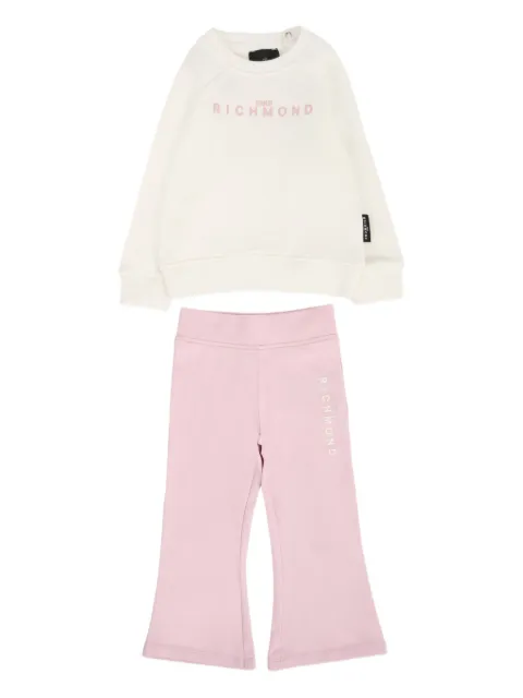 John Richmond Junior logo-embroidered tracksuit