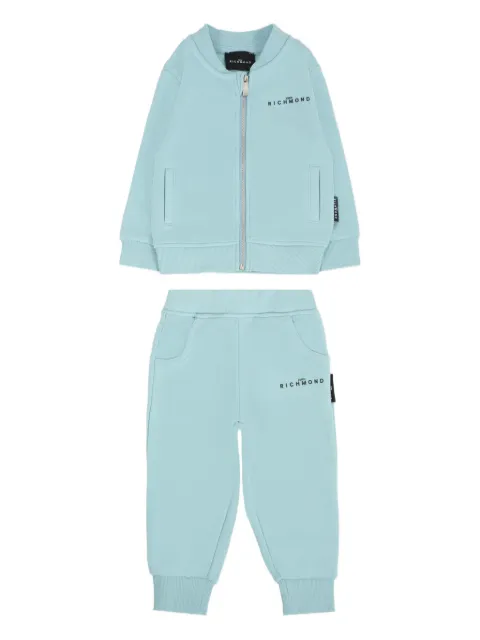 John Richmond Junior logo-embroidered tracksuit