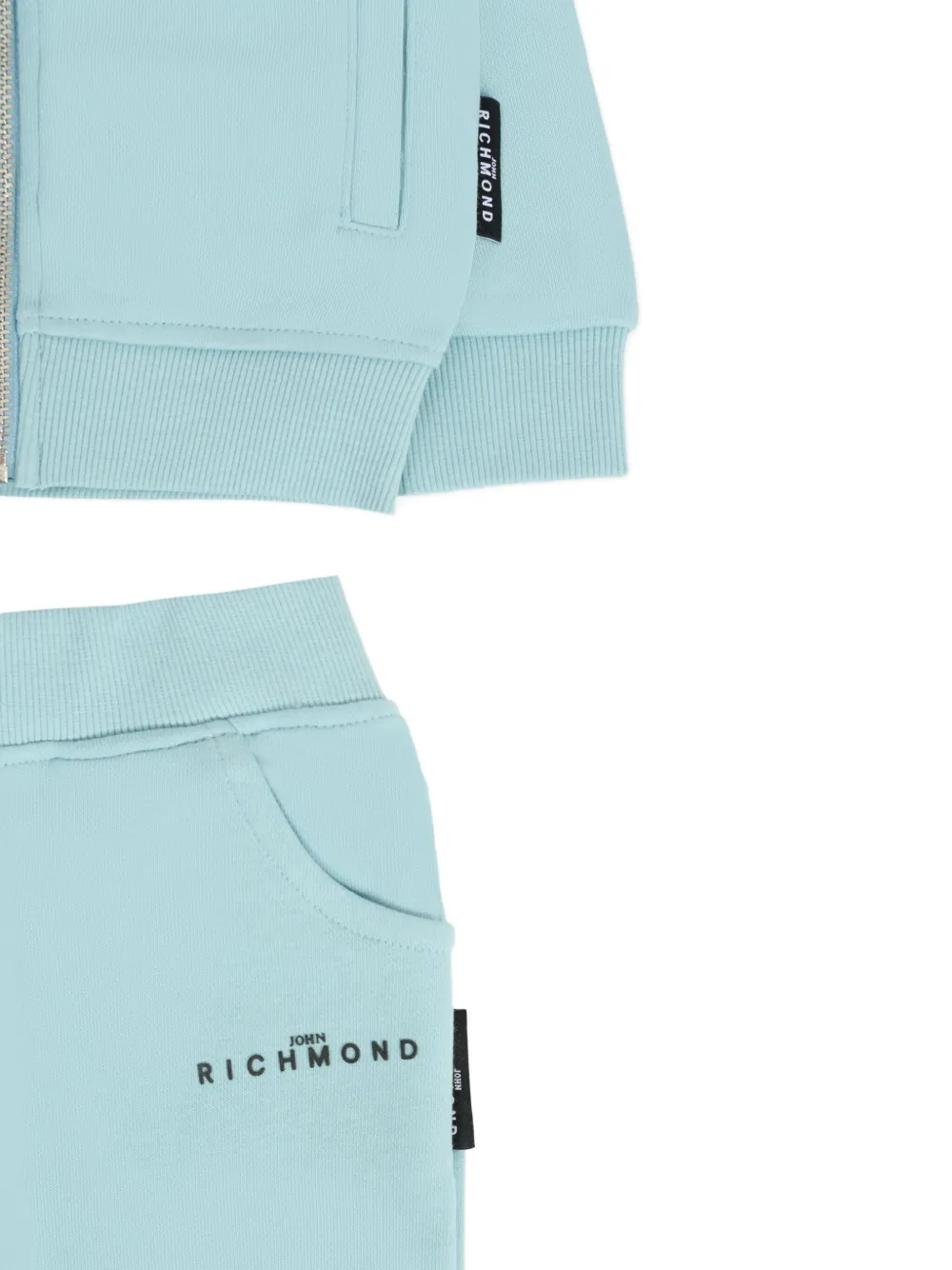 John Richmond Junior Trainingspak met geborduurd logo Blauw