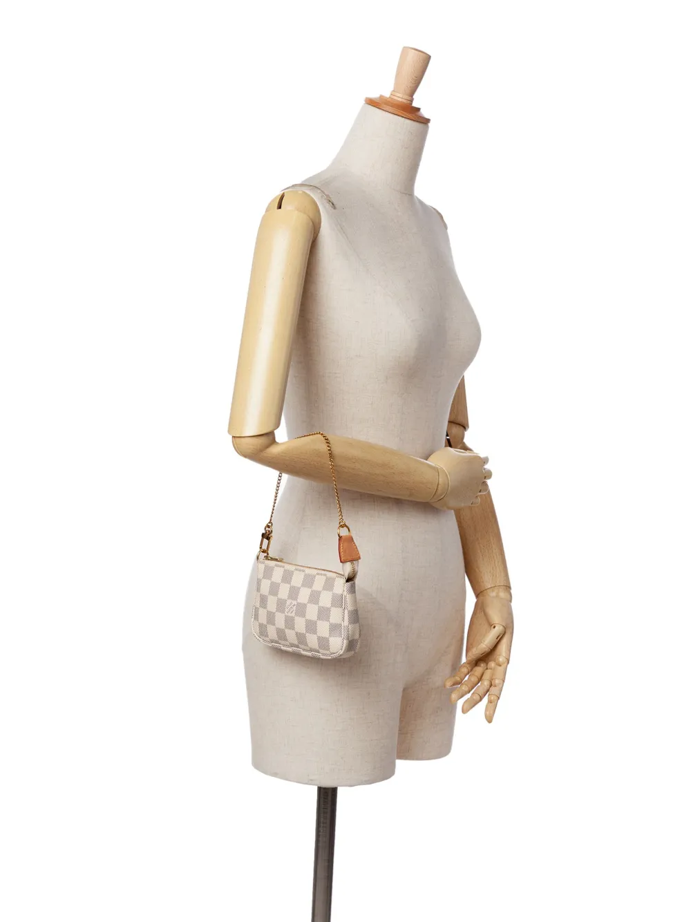 Louis Vuitton Pre-Owned 2020 Damier Azur Mini Pochette Accessoires handbag | Pre-Owned | Image 2