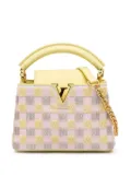 Louis Vuitton Pre-Owned 2021-2025 Smooth Calfskin Beaded Mini Capucines satchel - Yellow