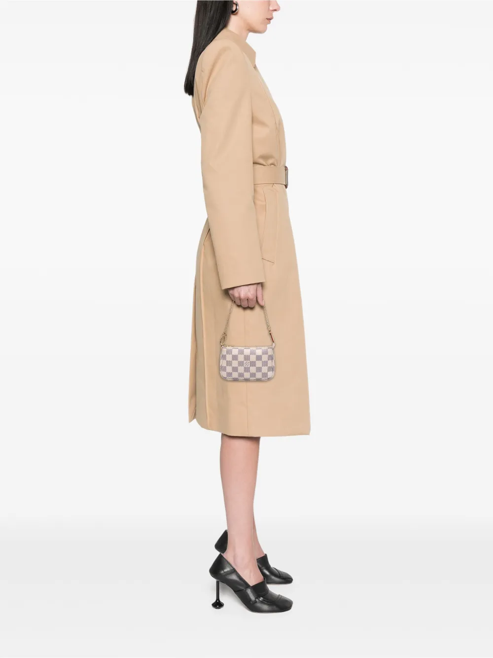 Louis Vuitton Pre-Owned 2019 Damier Azur Mini Pochette Accessoires handbag | Pre-Owned | Image 2