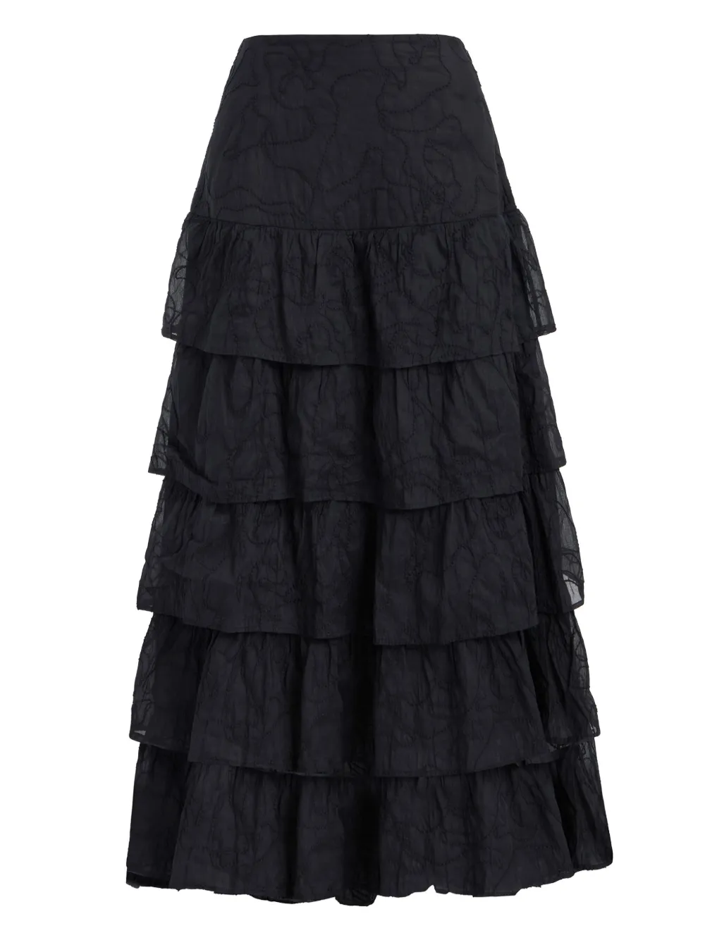 Marie Oliver Christie gelaagde rok | Zwart | Image 1