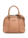 Gucci Pre-Owned 2016-2025 Mini Microguccissima Dome satchel - Brown