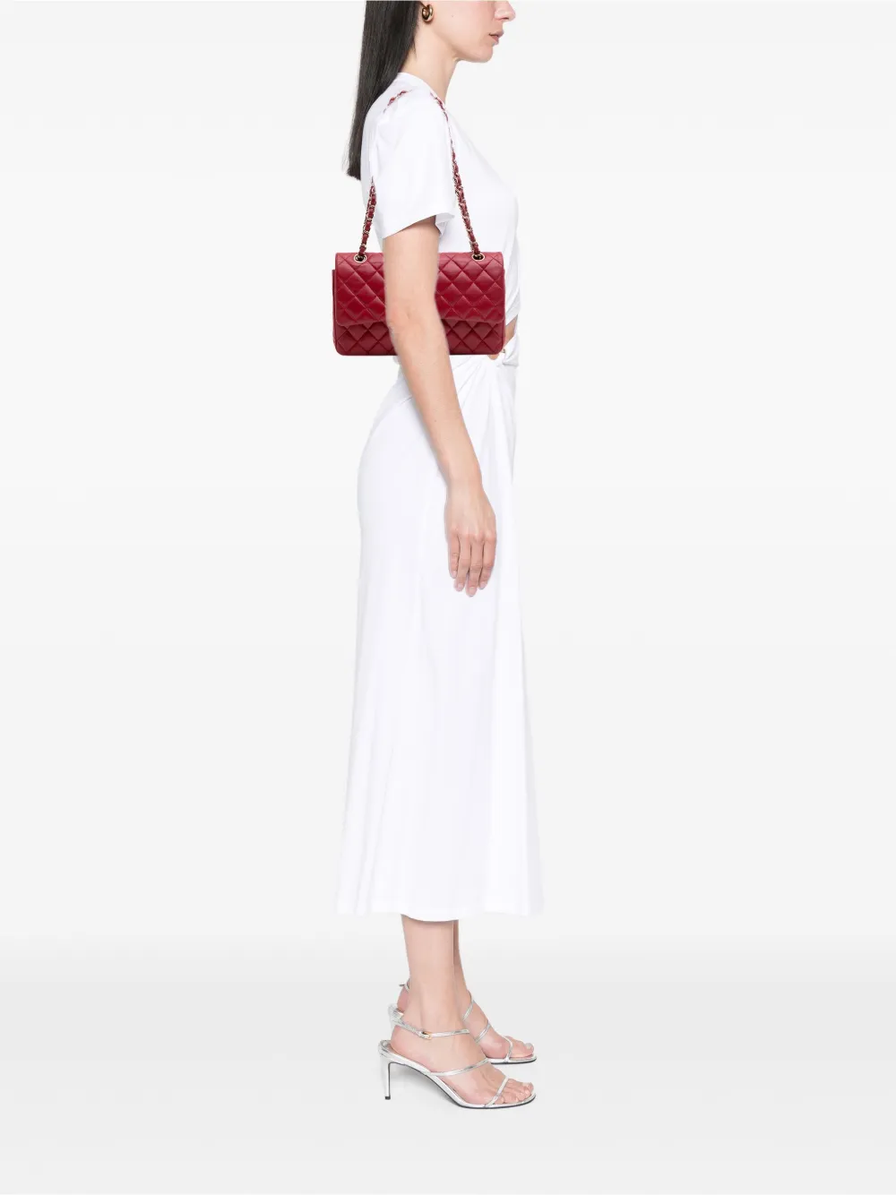 CHANEL Pre-Owned 2016-2027 Medium Classic Lambskin Double Flap shoulder bag | Pre-Owned | Image 2