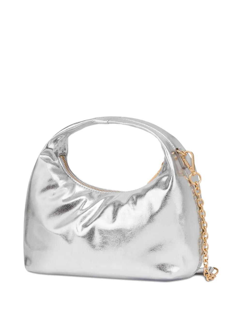 Love Moschino Schoudertas met metallic-effect - Grijs