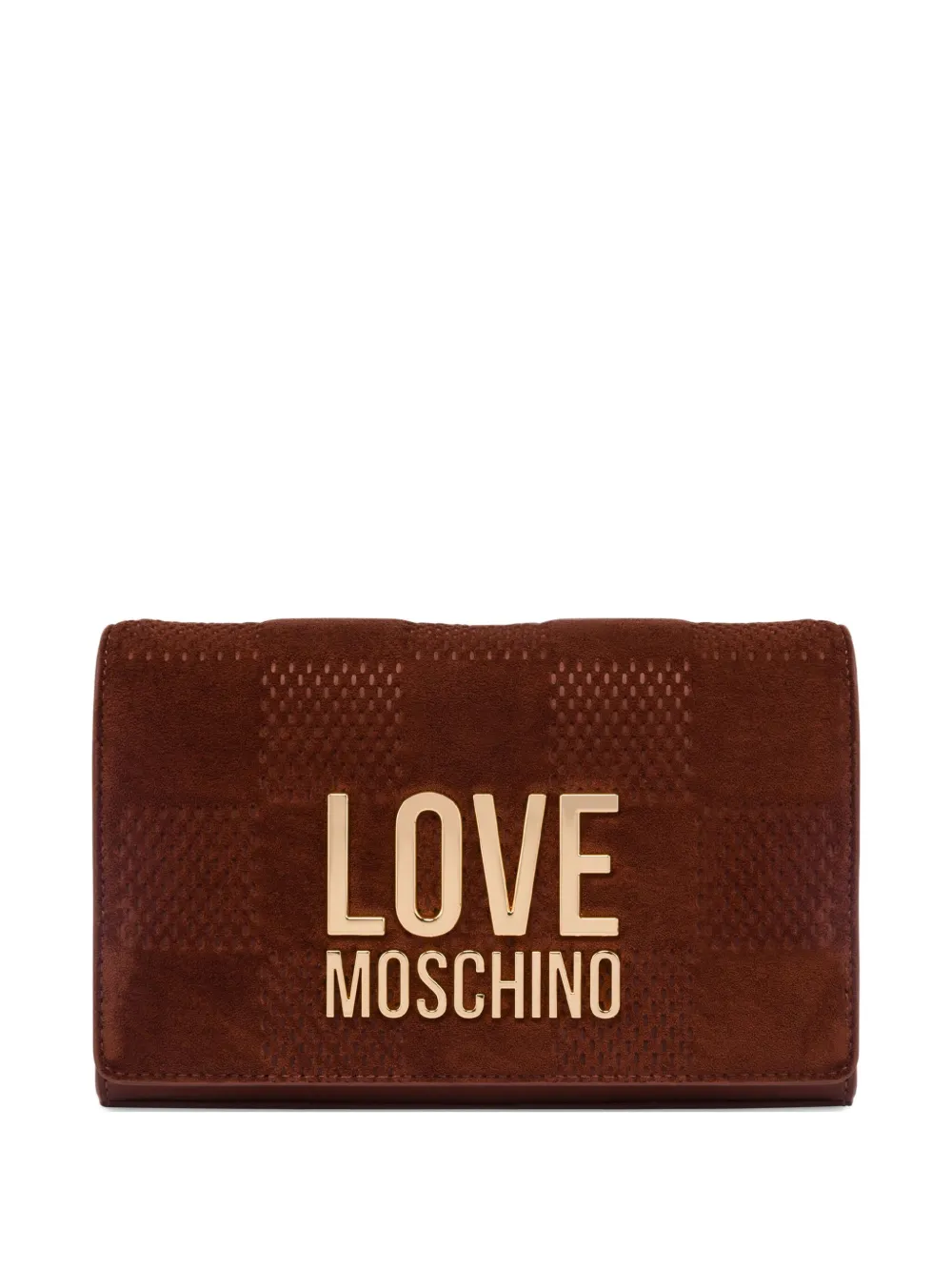 Love Moschino Borsa a tracolla con placca logo - 20A - Rosso