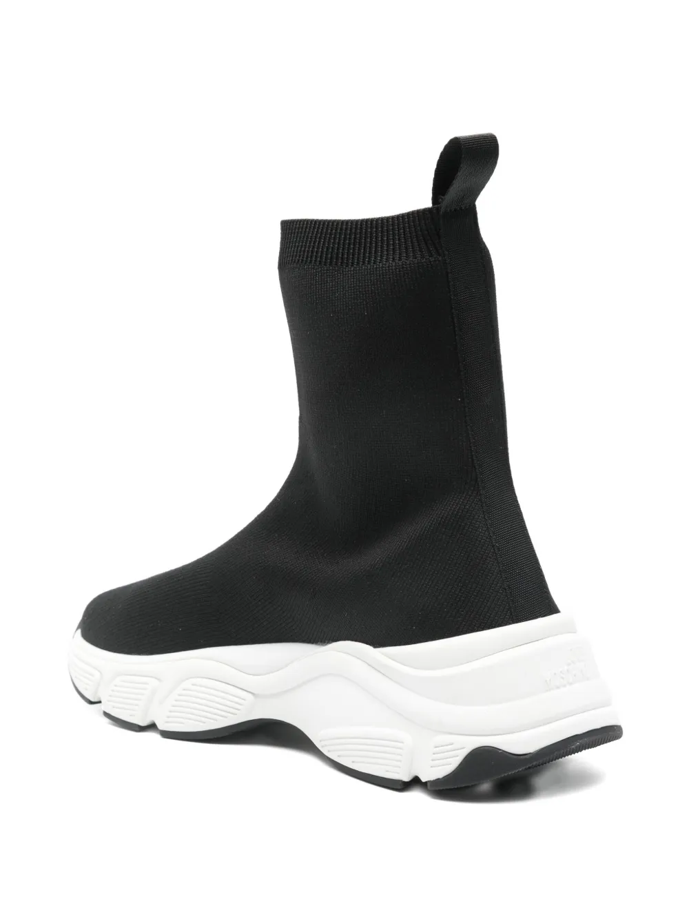 Love Moschino Soksneakers met logo Zwart