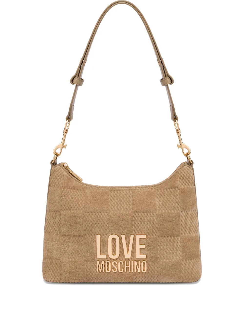 check-pattern shoulder bag