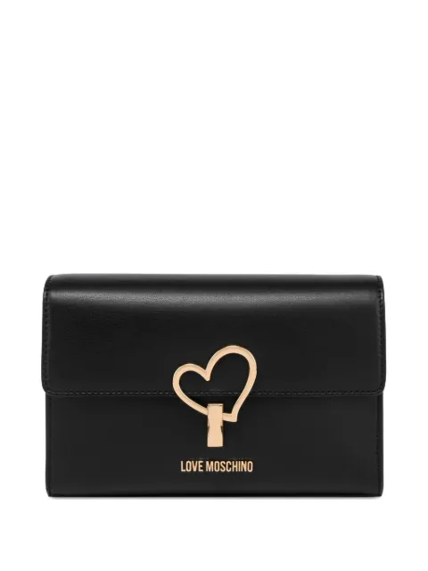 Love Moschino heart-detail chain-strap cross body bag