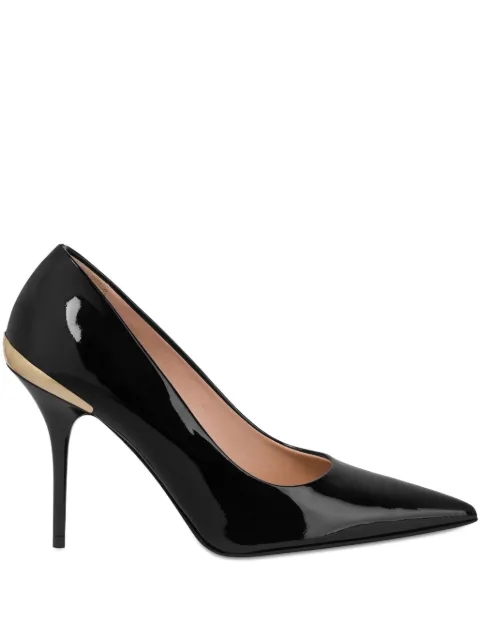 Love Moschino patent leather stiletto pumps