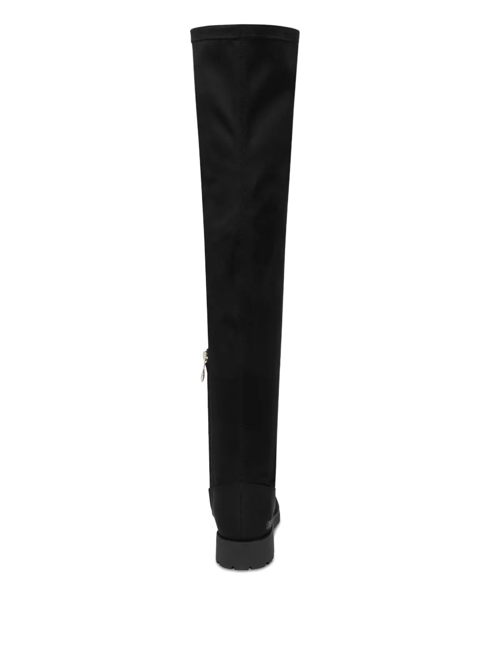 Love Moschino Knee-high Stretch Boots In Animal Print